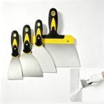 4-Piece Stainless Steel Putty Knife & Wall Scraper Set - Image 2