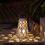 Luma Woven Solar Garden Lantern