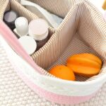 Cream Woven Storage Basket with Removable Dividers - Image 5
