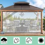 Reinforced Transparent Weatherproof Tarpaulin with Eyelets - Image 4