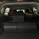 Matte Black Foldable Car Boot Organiser with Covered Storage - Image 7