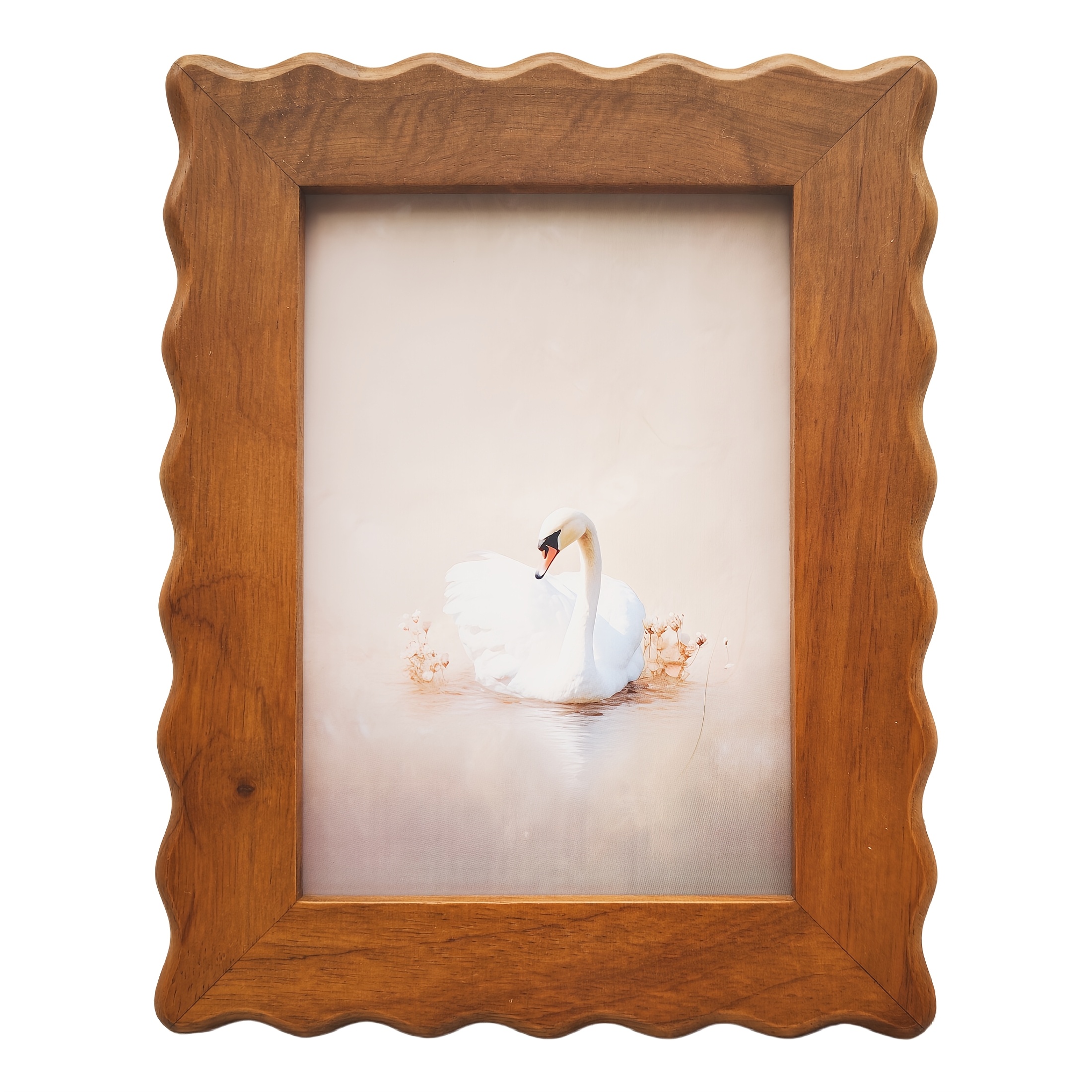 product-fancy-1e07edfb-a649-43a6-9230-026a26161b0d Wavy Edge Solid Wood 5x7 Photo Frame - Image 1