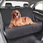 Quilted Waterproof Dog Car Seat Cover – Universal Rear Bench Protector - Image 2