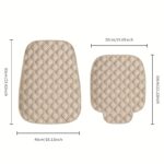 Premium Quilted Car Seat Protector in Warm Brown - Image 4