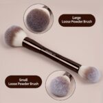 MAANGE 13-Piece Espresso Makeup Brush Collection with Travel Case - Image 7