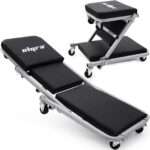 3-in-1 Rolling Mechanic’s Creeper & Workshop Stool - Image 8