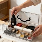 Set of 2 Clear Portable Art & Craft Storage Cases - Image 5