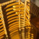 Hand-Woven Rattan-Style Narrow Storage Basket for Home - Image 4