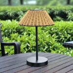 Solara Woven Solar Outdoor Table Lamp