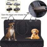 Quilted Waterproof Dog Car Seat Cover – Universal Rear Bench Protector - Image 5