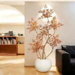 Large Beige Round Floor Planter - Image 7