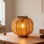 Orla Handwoven Solar Garden Lantern - Image 6