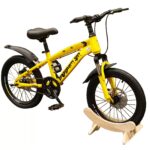 Natural Wooden Bicycle Floor Stand - Image 5