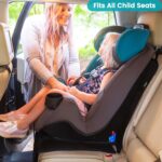 Padded Non-Slip Car Seat Protector with Storage Pockets & Headrest Hooks - Image 3
