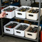 Workshop Storage Bins — Set of 6