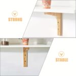 Natural Wood Floating Shelf Brackets — 2 Pack - Image 8