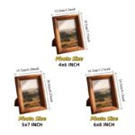 Wide Walnut Landscape Photo Frame - Image 3