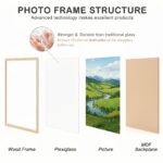 Set of 2 Minimalist Wooden Picture Frames – A4 / A3 / 30x40cm - Image 3