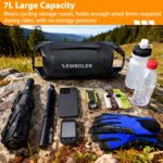 7L Waterproof Roll-Top Bicycle Handlebar Bag - Image 8