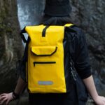 25L Waterproof Tarpaulin Cycling Backpack with Reflective Detail - Image 5