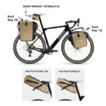 56L Waterproof Expandable Bicycle Pannier Set – 2 Pieces - Image 11