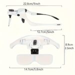 LED Head Magnifier with 5 Precision Lenses - Image 2