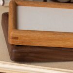Solid Wood Photo Frame with Beige Mat Board - Image 6