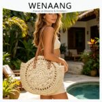Women’s Round Woven Resort Tote