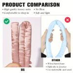Ellitina Luxury Satin Heatless Curling Set – Blush Pink - Image 7
