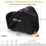 Heavy-Duty 210D Oxford Bicycle Cover for Up to 3 Bikes - Image 2