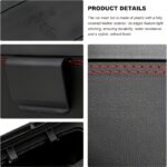 Compact Pop-Up Car Rubbish Bin & Storage Box in Black PU Leather - Image 6
