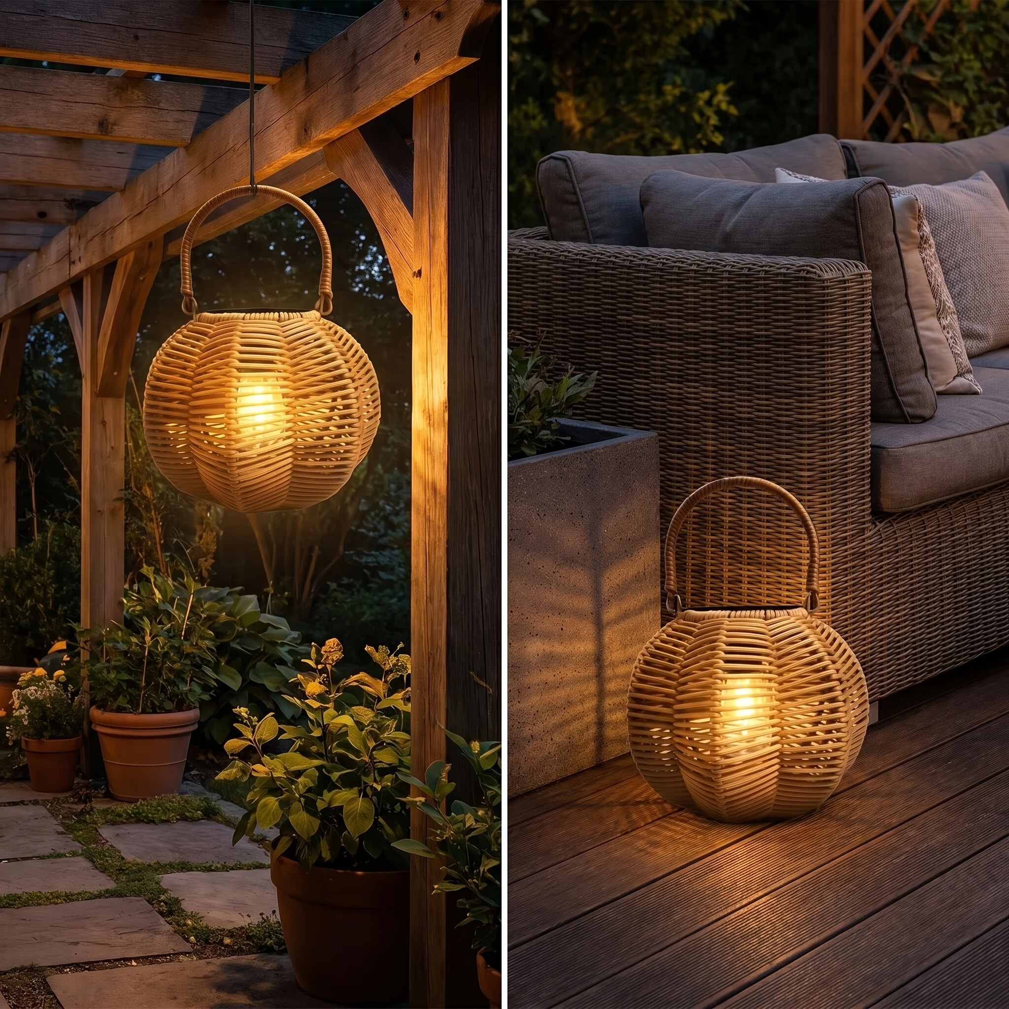 product-fancy-434d1169-9362-4c74-bf83-af6b907f65ef Orla Handwoven Solar Garden Lantern - Image 1