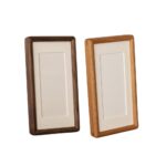 Solid Wood Photo Frame with Beige Mat Board - Image 4