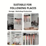 Heavy-Duty 5-Slot Wall-Mounted Hammer Holder - Image 3