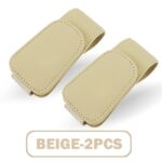 Set of 2 Magnetic Faux-Leather Car Visor Glasses Holders - Image 7