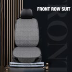 Premium Quilted Car Seat Protector in Warm Brown - Image 8