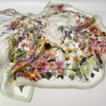 Wildflower Mulberry Silk Square Scarf