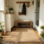 Natural Beige Outdoor Patio Rug - Image 9