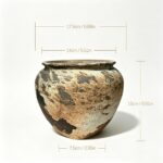 Rustic Wabi-Sabi Ceramic Plant Pot - Image 3