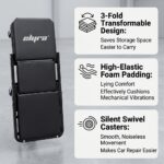 3-in-1 Rolling Mechanic’s Creeper & Workshop Stool - Image 7