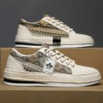 Men’s Woven Canvas Espadrille Sneakers - Image 7