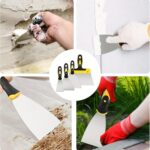4-Piece Stainless Steel Putty Knife & Wall Scraper Set - Image 5