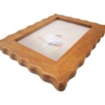 Wavy Edge Solid Wood 5x7 Photo Frame - Image 4