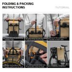 56L Waterproof Expandable Bicycle Pannier Set – 2 Pieces - Image 9