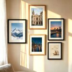 Set of 2 Minimalist Wooden Picture Frames – A4 / A3 / 30x40cm