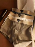 3-Pack Men’s Textured Boxer Briefs in Neutral Colours - Image 3
