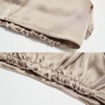 RACHELSILK Double-Layer Mulberry Silk Sleep Bonnet – Beige - Image 5