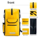 25L Waterproof Tarpaulin Cycling Backpack with Reflective Detail - Image 6