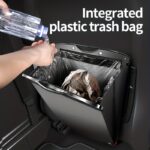 Premium Large-Capacity Car Rubbish Bin with Concealed Liner