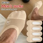 4-Pack Men’s Neutral Invisible Mesh Socks